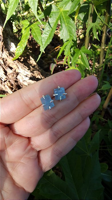 Brinco Água Marinha