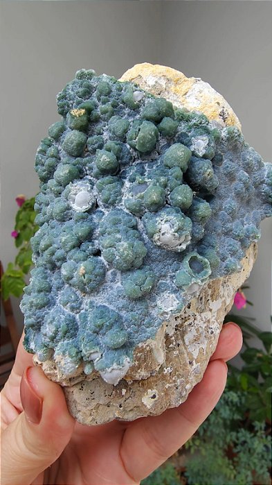 Calcedônia Botrioidal Verde