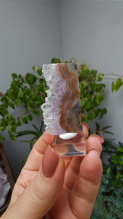 Estalactite de Ágata e Ametista