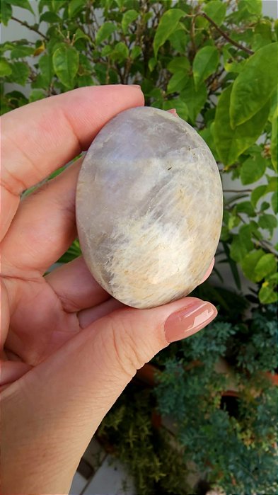 Pedra da Lua Pêssego com Adularescência