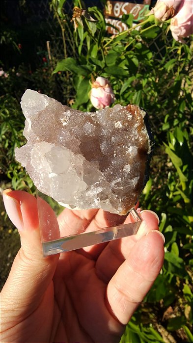 Quartzo com Cristalização de Ametista Sugar