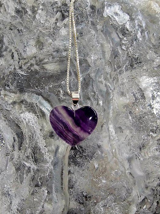 Pingente Fluorita Arco-Íris