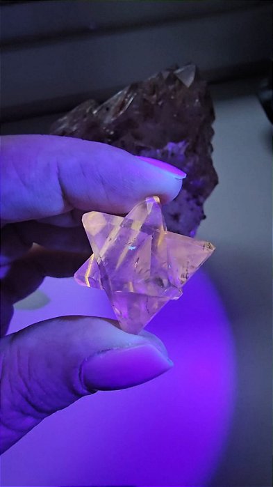 Merkaba de Quartzo com Powellita