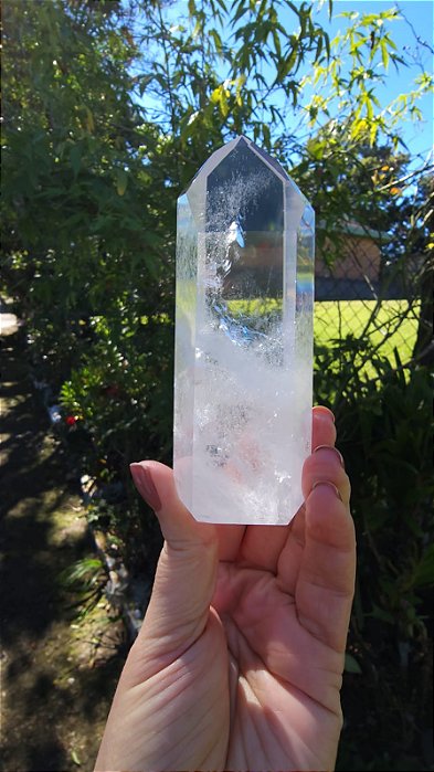 Ponta Geradora de Quartzo Cristal