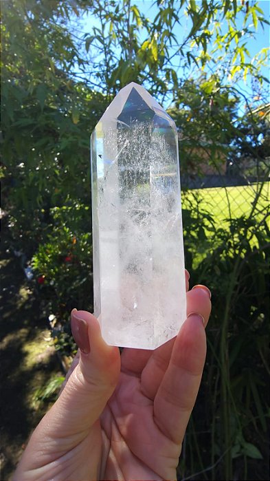 Ponta Geradora de Quartzo Cristal