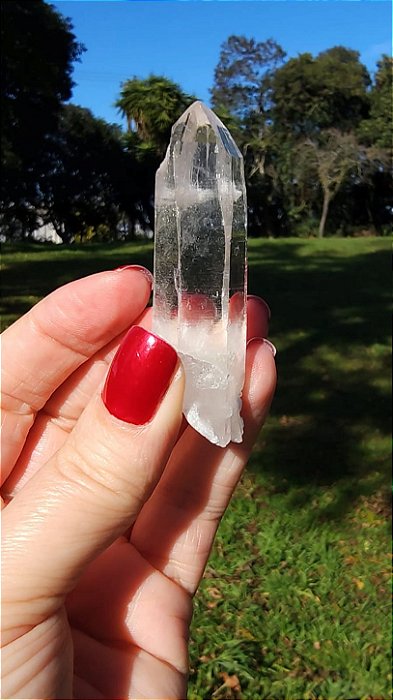 Cristal Interferência com Albita
