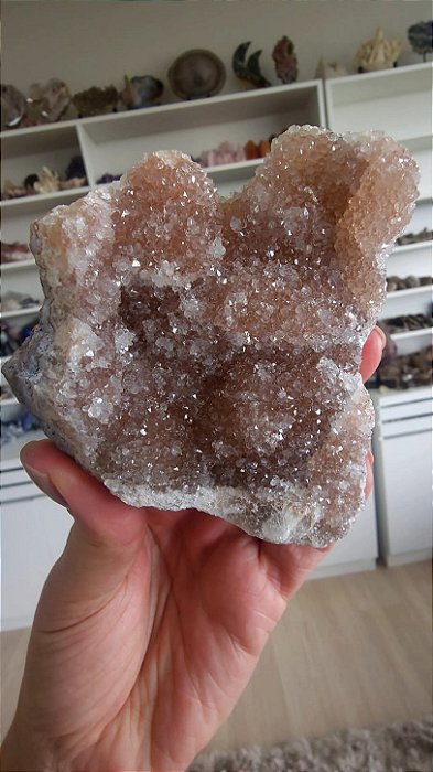 Drusa de Cristal Rosa