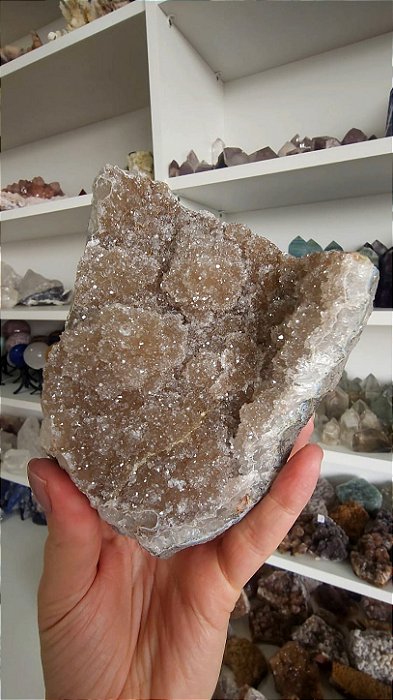 Drusa de Cristal Rosa