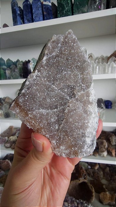 Drusa de Cristal Rosa