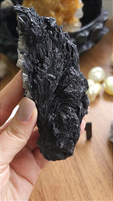 Cianita Negra - Vassoura de Bruxa