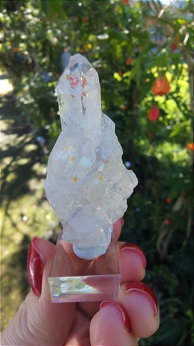 Cristal com Hematita