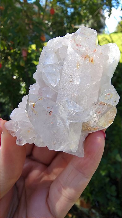 Cristal com Hematita
