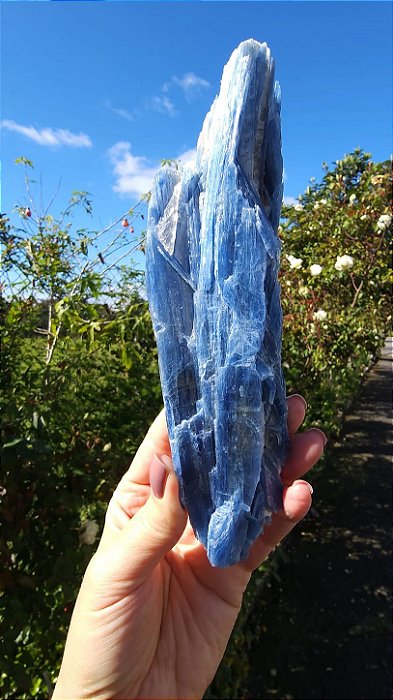 Cianita Azul com Quartzo