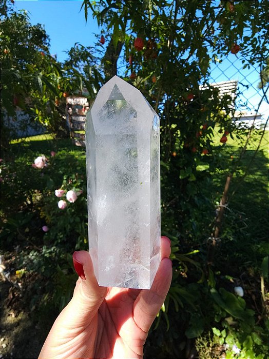 Ponta Geradora de Quartzo Cristal