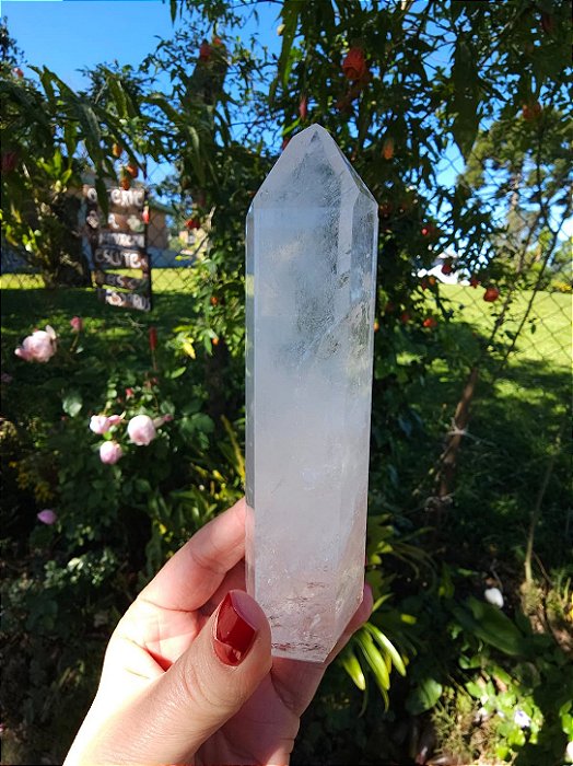 Ponta Geradora de Quartzo Cristal