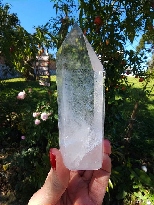 Ponta Geradora de Quartzo Cristal