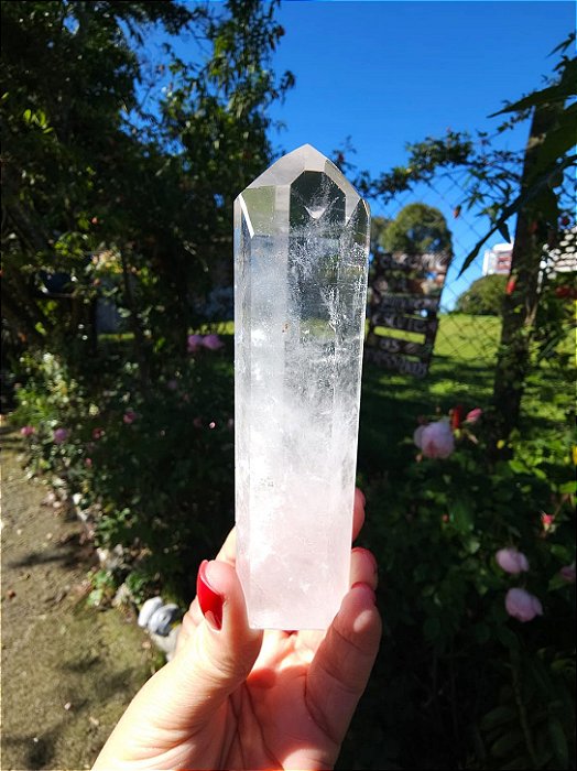 Ponta Geradora de Quartzo Cristal