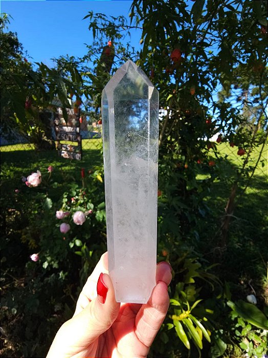 Ponta Geradora de Quartzo Cristal