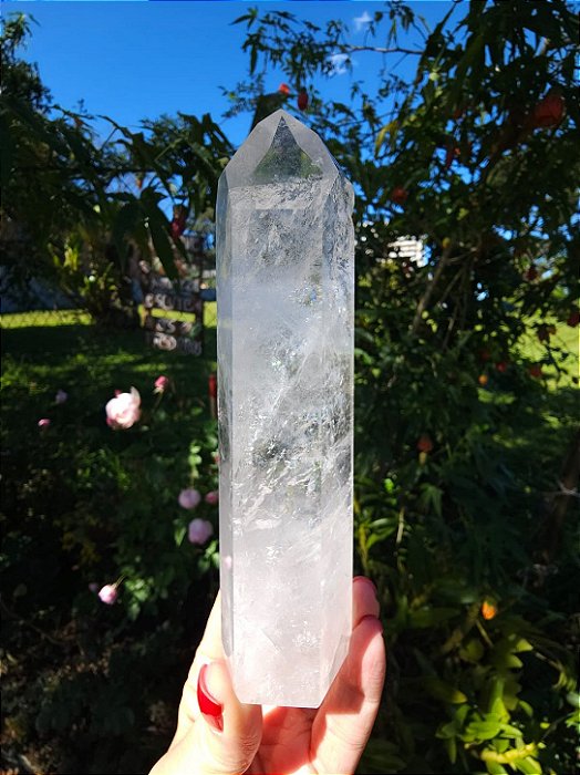 Ponta Geradora de Quartzo Cristal