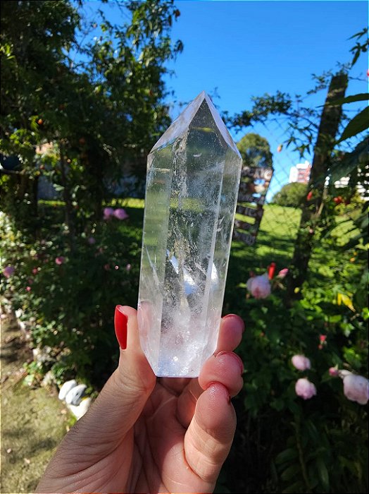 Ponta Geradora de Quartzo Cristal