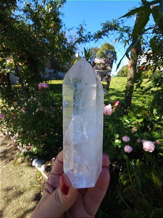 Ponta Geradora de Quartzo Cristal