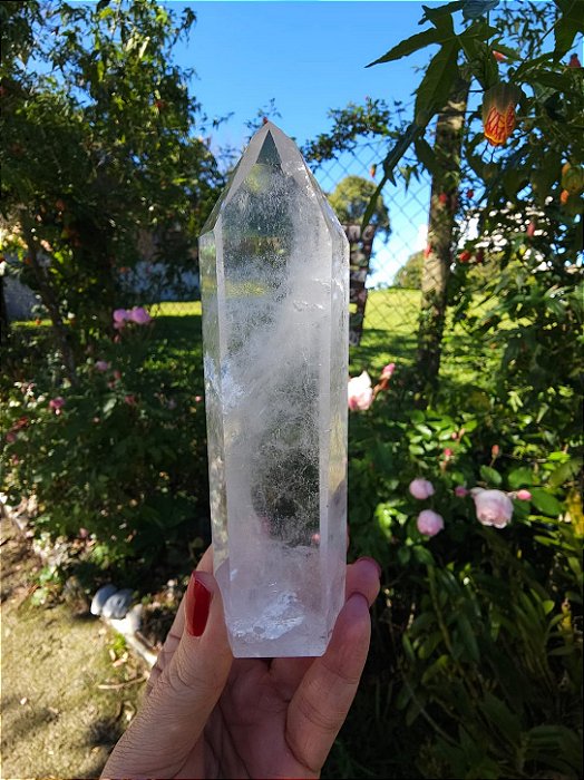 Ponta Geradora de Quartzo Cristal