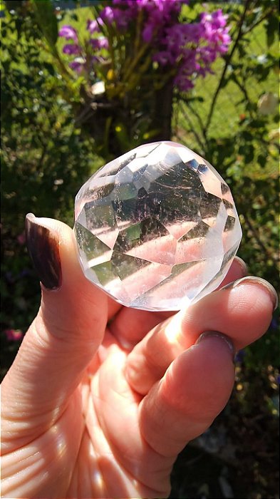 Esfera de Cristal Extra Multifacetada
