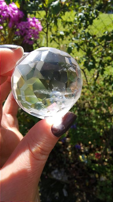 Esfera de Cristal Extra Multifacetada