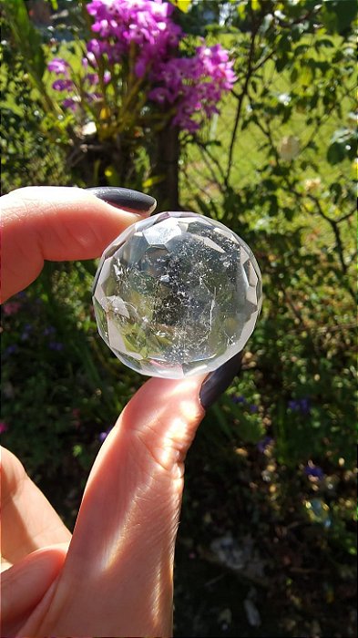 Esfera de Cristal Extra Multifacetada