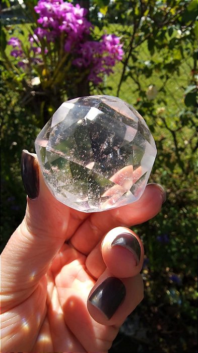 Esfera de Cristal Extra Multifacetada