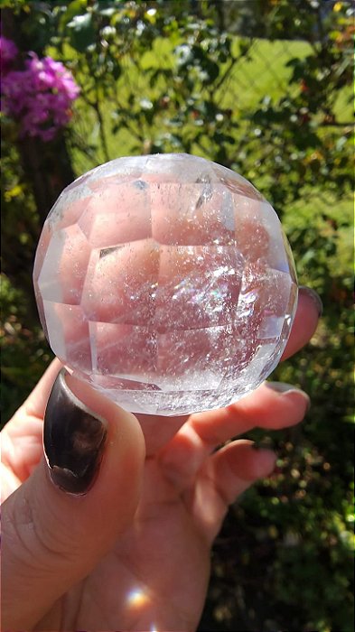 Esfera de Cristal Extra Multifacetada