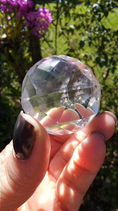 Esfera de Cristal Extra Multifacetada