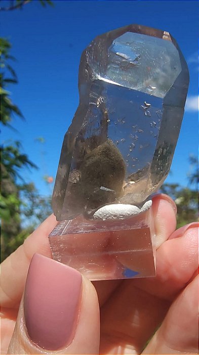 Fumê com Ponta Interna Coberta de Clorita