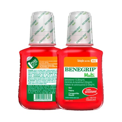 BENEGRIP MULTI SOLUÇÃO 240ML
