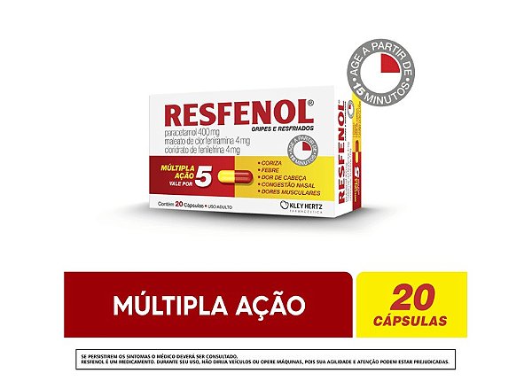 Resfenol 20 Cápsulas
