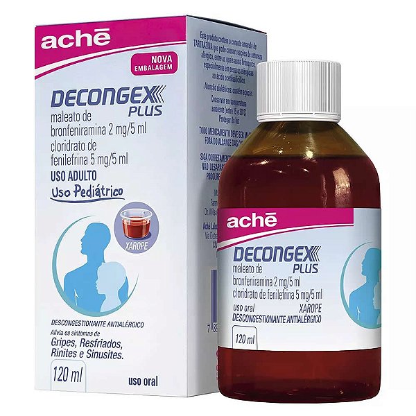 Decongex Plus Aché Xarope - 120ml
