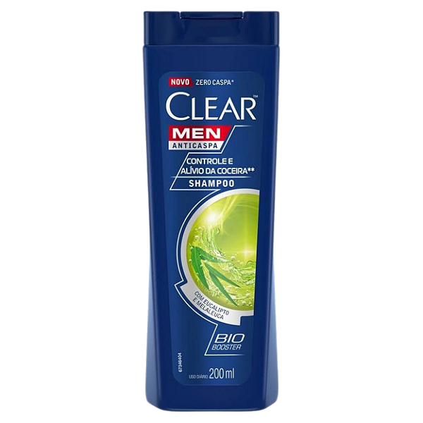 Shampoo  Clear Men Controle e Alívio da Coceira 200ml