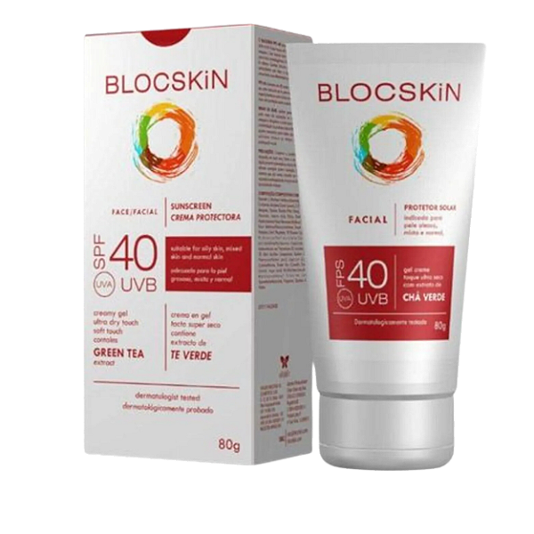 Protetor solar BLOCSKiN  para Fps 40 80g