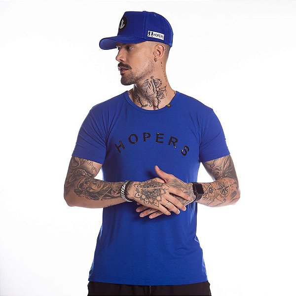 Camiseta Slim Fit Bow – Blue