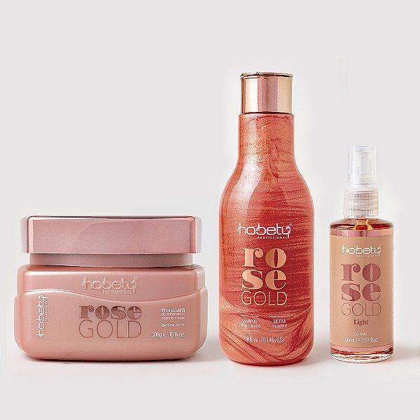 Kit Rose Gold - Hobety Profissional