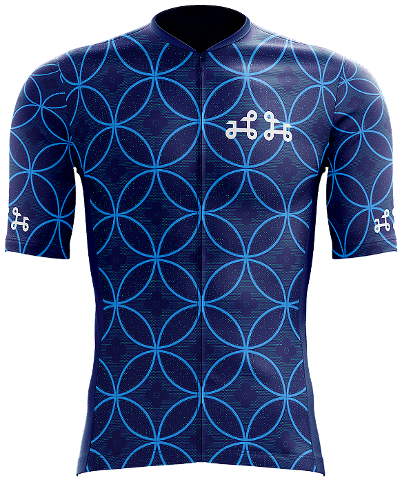 Camisa Ciclismo / Leteisi / Unissex / Cor Azul