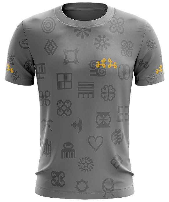 Camisa Esportiva / Sankofa / Unissex / Cor Cinza