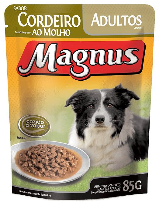 Magnus Sachê Cães Adultos Sabor Cordeiro Ao Molho- 85g