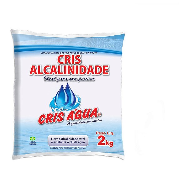 Elevador De Alcalinidade Bicarbonato De Sódio Cris Água 2 Kg