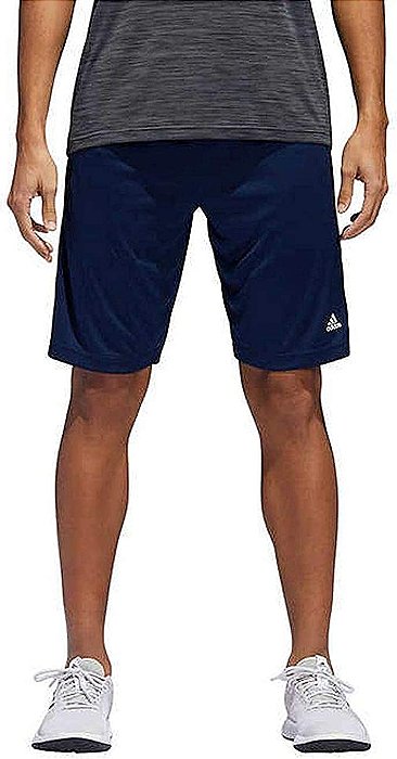 Adidas Mens' Triple Stripe Gym Athletic Training Shorts