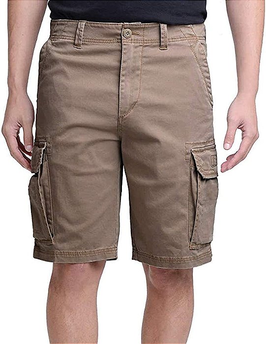 UNIONBAY Mens Flex Waist Cargo Shorts