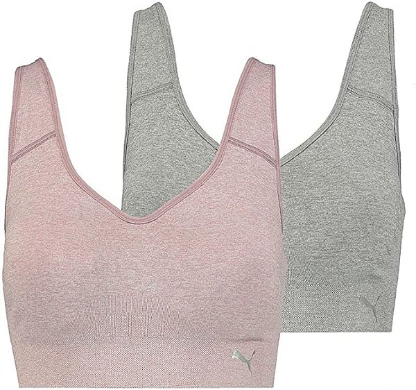 Puma Women's 2 Pack Seamless Sports Bra