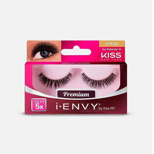 Cílios Postiços i-Envy Au Naturale 01 - Kiss New York