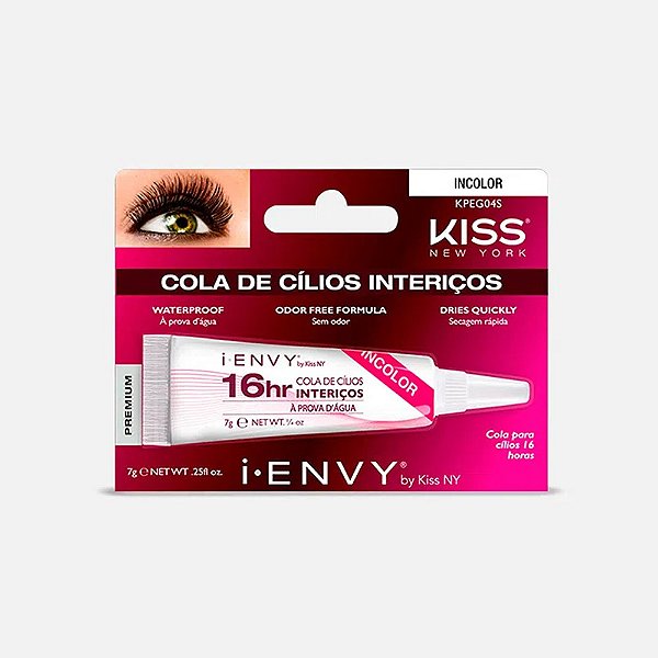 Cola para Cílios Postiços i-Envy 16H Kiss New York