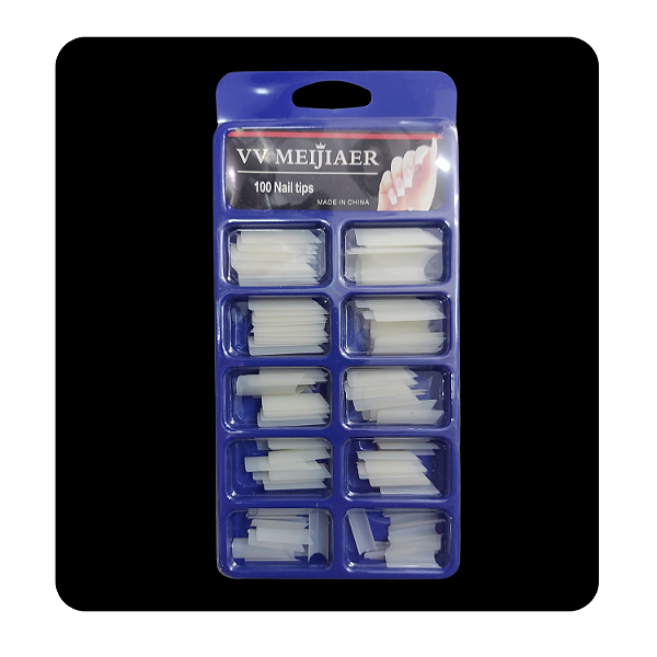 Tips Leitosa Bailarina Curvatura C VV Meijiaer 100 Unidades